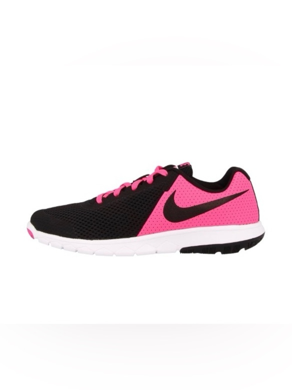 Nike Black and Pink Low-Profile Training Shoe